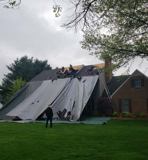 Fire damage claims assistance by MD Siding & Roofing in Pottstown, PA